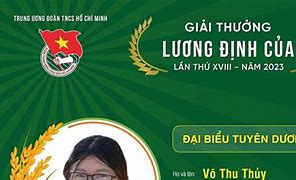 Giải Thưởng Lương Định Của Năm 2023